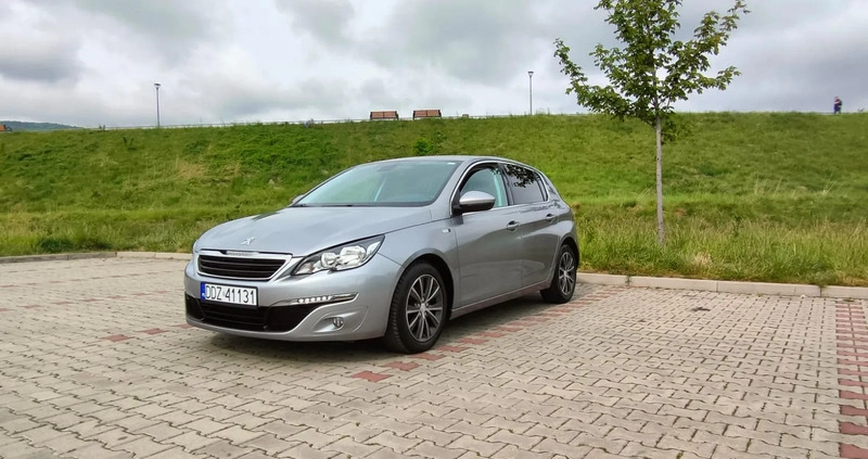 Peugeot 308 cena 28990 przebieg: 163200, rok produkcji 2015 z Kazimierza Wielka małe 326